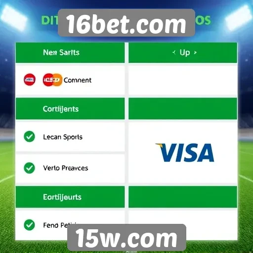 Métodos de pagamento aceitos no 16bet.com